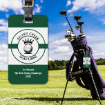 Custom Create Your Own Golf Tournament Luggage Tag<br><div class="desc">Custom Golf Luggage Tags for Tournaments & Clubs Make your tournament or club event unforgettable golf luggage tags. Featuring a sleek golf-themed design and custom details, these durable tags are perfect for golf bags, travel gear, or event giveaways. Ideal for country clubs, charity tournaments, or corporate outings, they add a...</div>