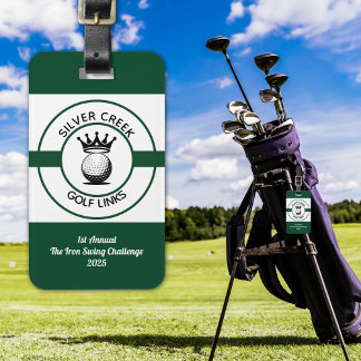 Custom Create Your Own Golf Tournament Luggage Tag