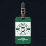 Custom Create Your Own Golf Tournament Luggage Tag<br><div class="desc">Custom Golf Luggage Tags for Tournaments & Clubs Make your tournament or club event unforgettable golf luggage tags. Featuring a sleek golf-themed design and custom details, these durable tags are perfect for golf bags, travel gear, or event giveaways. Ideal for country clubs, charity tournaments, or corporate outings, they add a...</div>