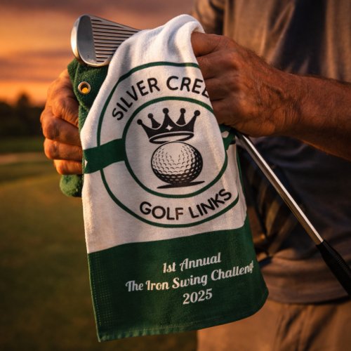 Custom Create Your Own Golf Tournament Towel