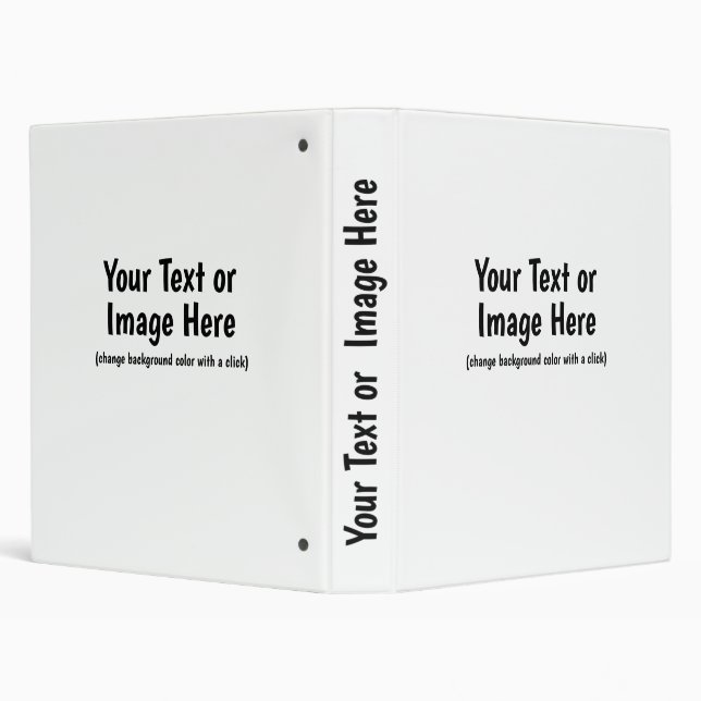 Custom Create Your Own Personalized 3 Ring Binder (Background)