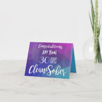 Custom Create Your Own Sobriety Anniversary Card