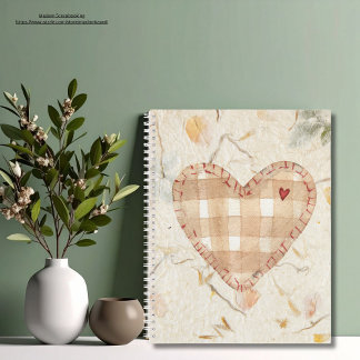 Custom creative scrapbook Kraft paper Heart Notebook
