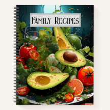 Custom Creative Spiral Bound Recipe Book