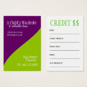 Custom Credit Business Cards (Front & Back)