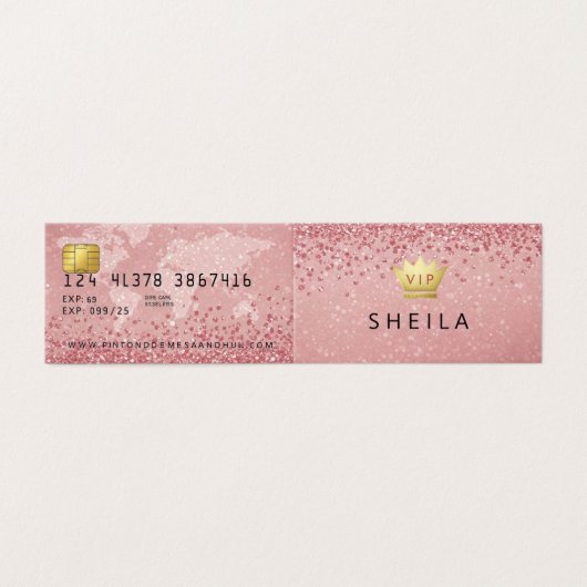 Custom credit Card (Outside Unfolded)