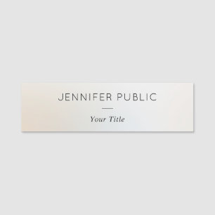 Custom Crew Staff Employee Team Member Name Tag