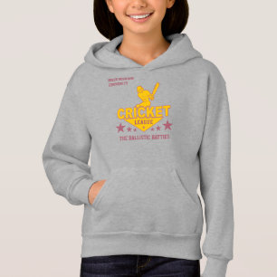 Custom Cricket Club League Sport Name Number Hoodie