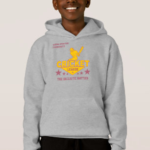 Custom Cricket Club League Sport Name Number Hoodie