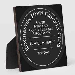 Custom Cricket Club League Winners Trophy Plaque