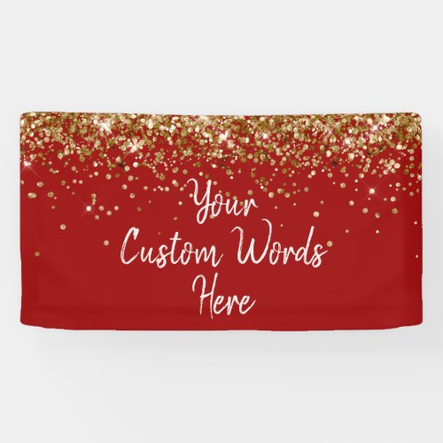 Custom Crimson & Cream Birthday Party Photo Booth