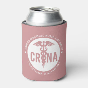Custom CRNA Certified Registered Nurse Anesthetist Can Cooler