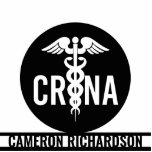 Custom CRNA Certified Registered Nurse Anesthetist Cutout<br><div class="desc">Custom CRNA Certified Registered Nurse Anesthetist Gifts!</div>