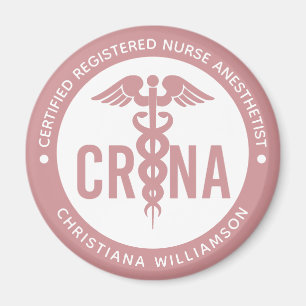 Custom CRNA Certified Registered Nurse Anesthetist Magnet