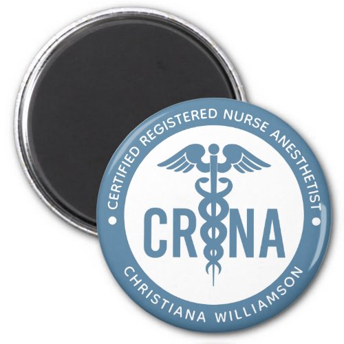Custom CRNA Certified Registered Nurse Anesthetist Magnet