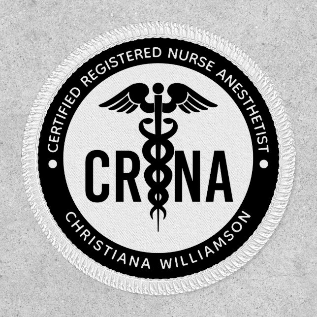 Custom CRNA Certified Registered Nurse Anesthetist Patch