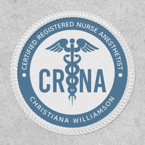 Custom CRNA Certified Registered Nurse Anesthetist Patch