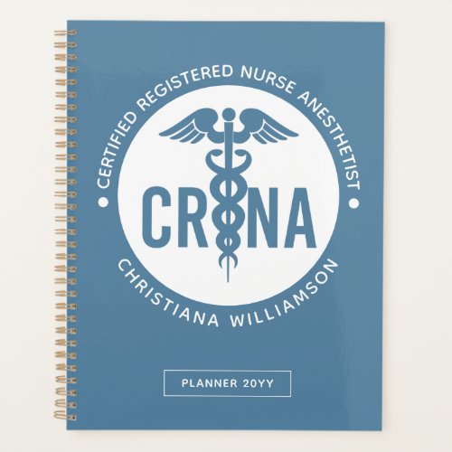 Custom CRNA Certified Registered Nurse Anesthetist Planner