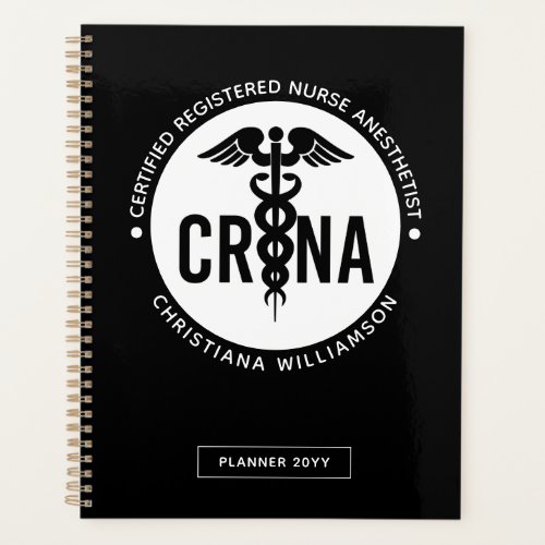 Custom CRNA Certified Registered Nurse Anesthetist Planner