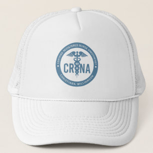 Custom CRNA Certified Registered Nurse Trucker Hat