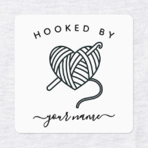 Custom Crochet Iron on Label for crafter