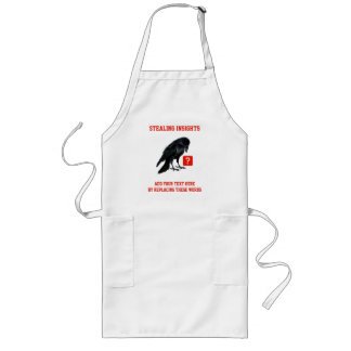 Custom Crow Business Intelligence Analyst Long Apron