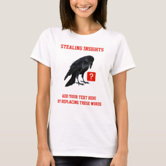 Custom Crow Business Intelligence Analyst T-Shirt