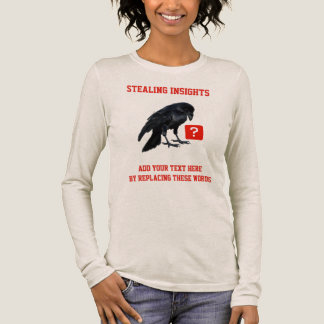 Custom Crow Business Intelligence Analyst Tri-Blend Shirt