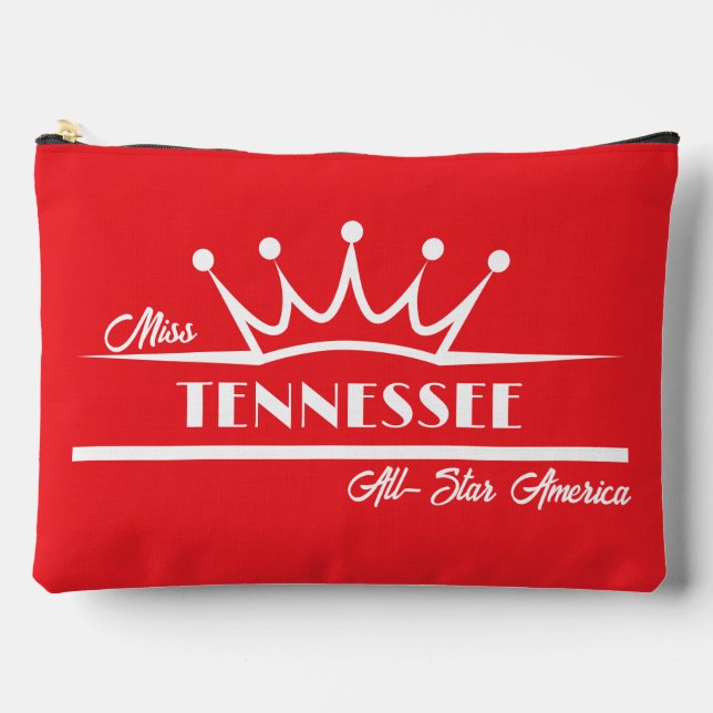 Custom Crown | Pageant Pocket Sash Bag (Front)