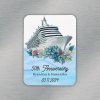 Custom Cruise 50th Wedding Anniversary Keepsake