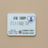 Custom Cruise Door Family Personalized Aw Ship!