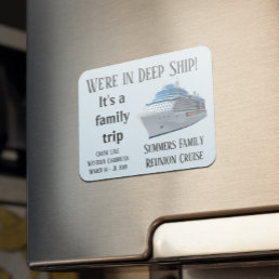 Custom Cruise Door Family Personalized In Deep Magnet