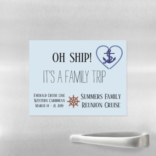 Custom Cruise Door Family Personalized Ship large Magnetic Dry Erase Sheet