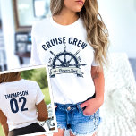 Custom Cruise Or Lake Family Vacation Matching T-Shirt<br><div class="desc">Set sail in style with the "Custom Cruise or Lake Family Vacation Matching T-Shirt" – a versatile and personalized addition to your vacation wardrobe. Whether you're cruising on the open sea or relaxing by the lake, these shirts are designed to add a nautical touch and create a unified look for...</div>