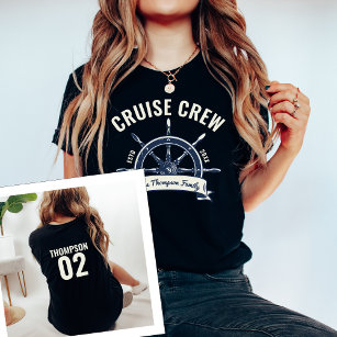 Custom Cruise Or Lake Family Vacation Matching T-Shirt
