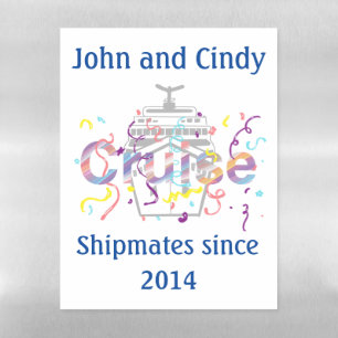 Custom Cruise Ship Cabin Door Magnet   Magnetic Dry Erase Sheet