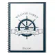 Custom Cruise Ship Nautical Wheel Boat Vacation Notebook | Zazzle