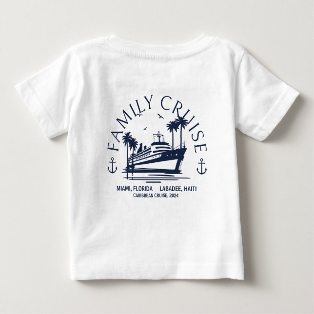 Custom Cruise Shirt Family Group Matching (Back)