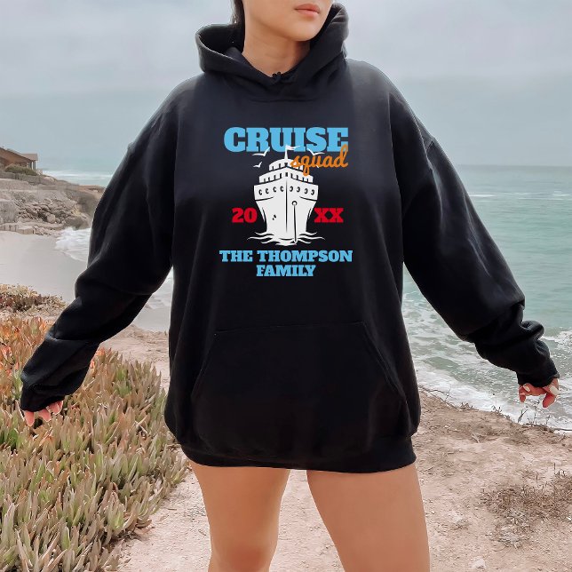 Custom Cruise Squad 2024 Personalized Funny Group Hoodie (Creator Uploaded)