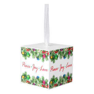 Custom Cube Ornament