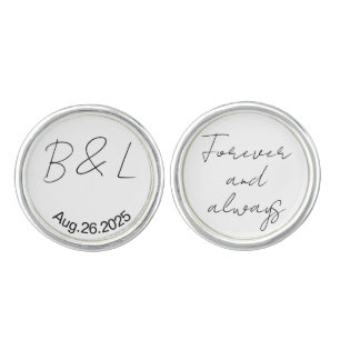 Custom cufflinks - Optional, personalized Wedding