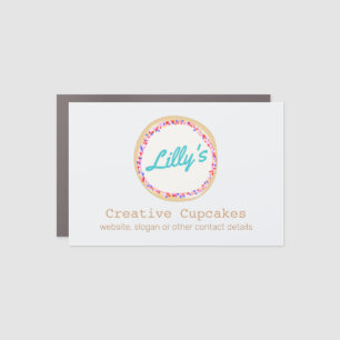 Custom Cupcake or Cookie Decorator Baker Car Magnet