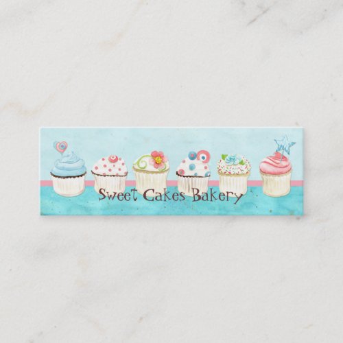 Custom Cupcake Sweet Shoppe Business Cards