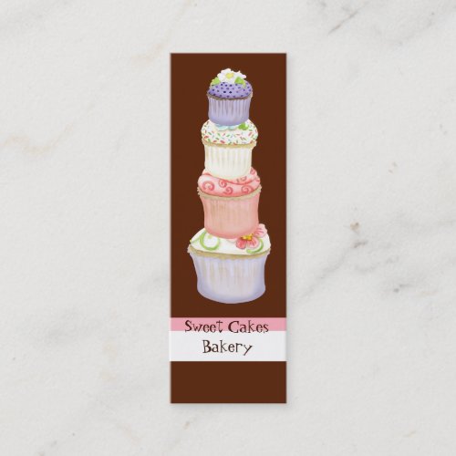 Custom Cupcake Sweet Shoppe Business Cards