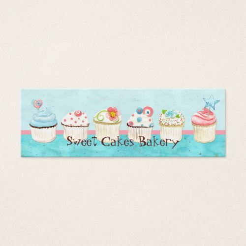 Custom Cupcake Sweet Shoppe Gift Tags Business Cards
