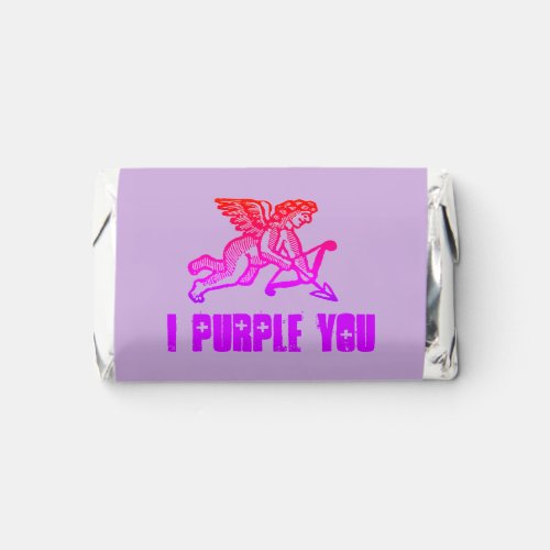 Custom Cupid I purple You BTS Valentines Gift Hersheys Miniatures