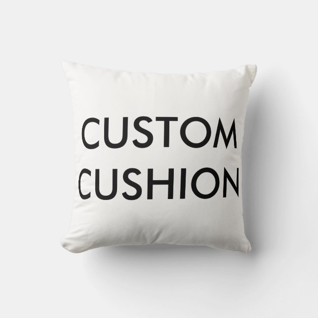 Custom Customizable 16" Poly Throw Pillow Template (Front)