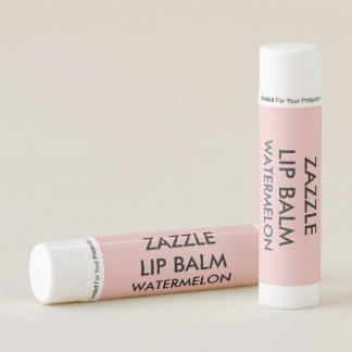 Custom Customizable BABY PINK Watermelon Lip Balm