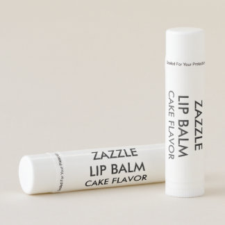 Custom Customizable Cake Flavor Lip Balm Template
