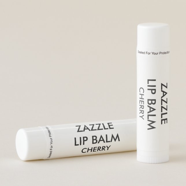 Custom Customizable CHERRY Lip Balm Template (Front)